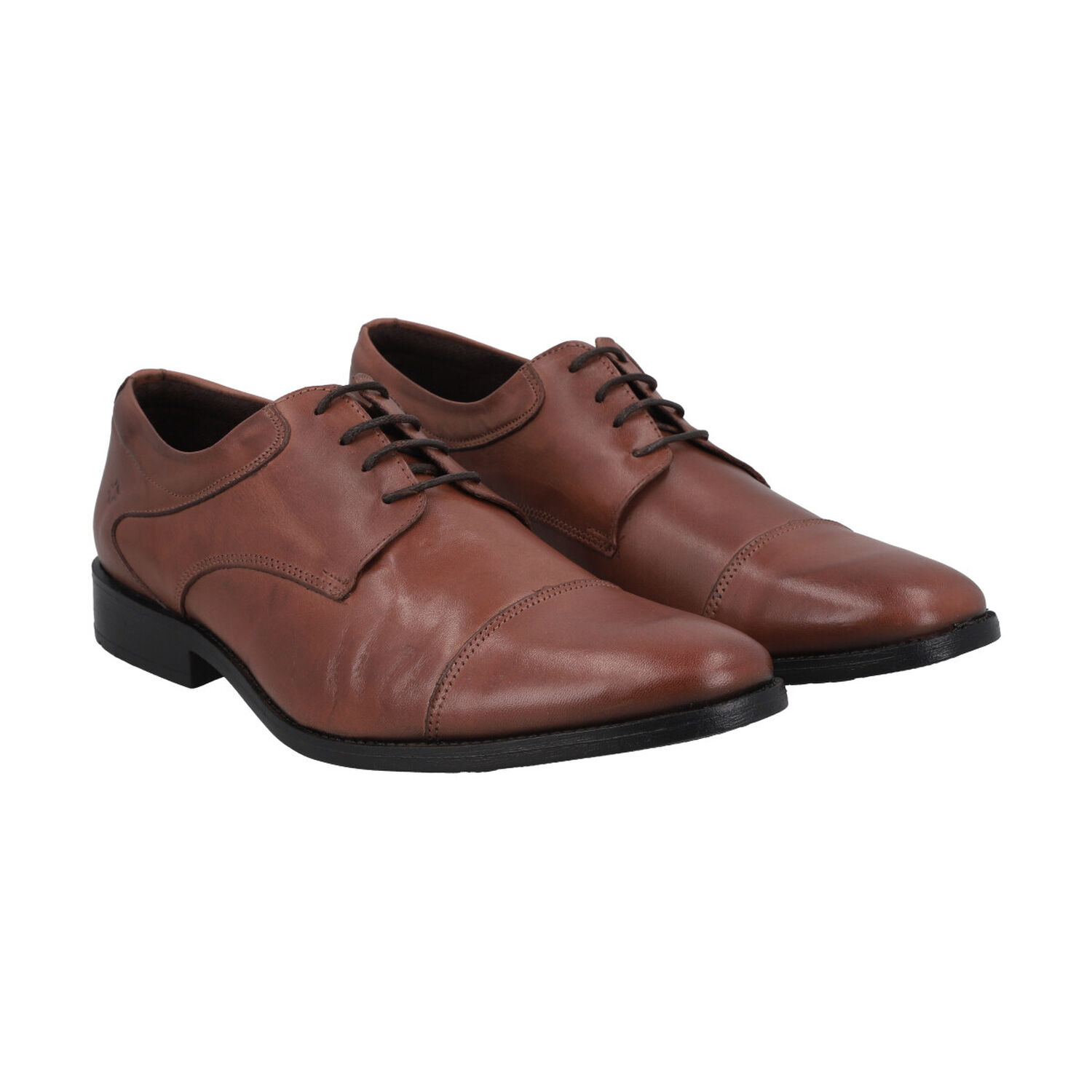 Zapato Formal Hombre Cuero Marron Perlatto image number 4.0
